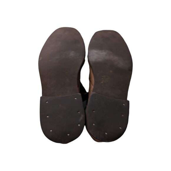 PENGUIN BY MUNSINGWEAR Wade Oxford Dress Shoes Men's Size 9 Leather Suede Tan - Picture 4 of 6